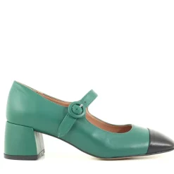 Decollete Denise Nero, Verde