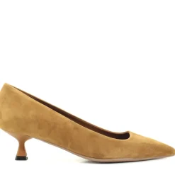 Decollete Perla Beige, Cuoio