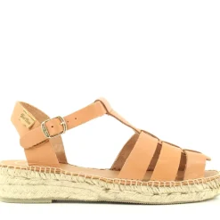 Espadrillas Emma Arancione, Cuoio