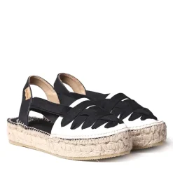 Espadrillas Janeiro Bianco, Nero
