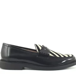 Mocassino Jimmy Animalier, Nero