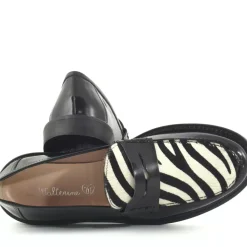 Mocassino Jimmy Animalier, Nero