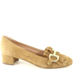 Mocassino Lizzy Beige, Cuoio