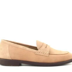 Mocassino Penny Beige, Rosa