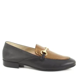Mocassino Varenne Bronzo, Nero