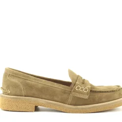 Mocassino Zeno Beige, Cuoio
