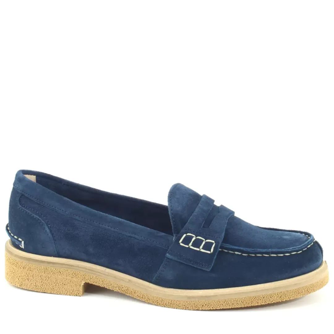 Mocassino Zeno Blu, Jeans