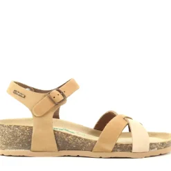 Sandalo 12 Fregene Beige, Multicolor