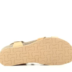 Sandalo 12 Fregene Beige, Multicolor