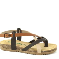 Sandalo 34A2005 Marrone, Multicolor