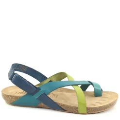 Sandalo Ibiza 718 Blu, Multicolor