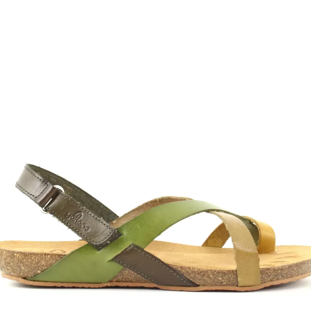 Sandalo Ibiza 718 Multicolor, Verde
