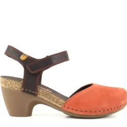 Slingback 7463 Arancione, Testa Di Moro