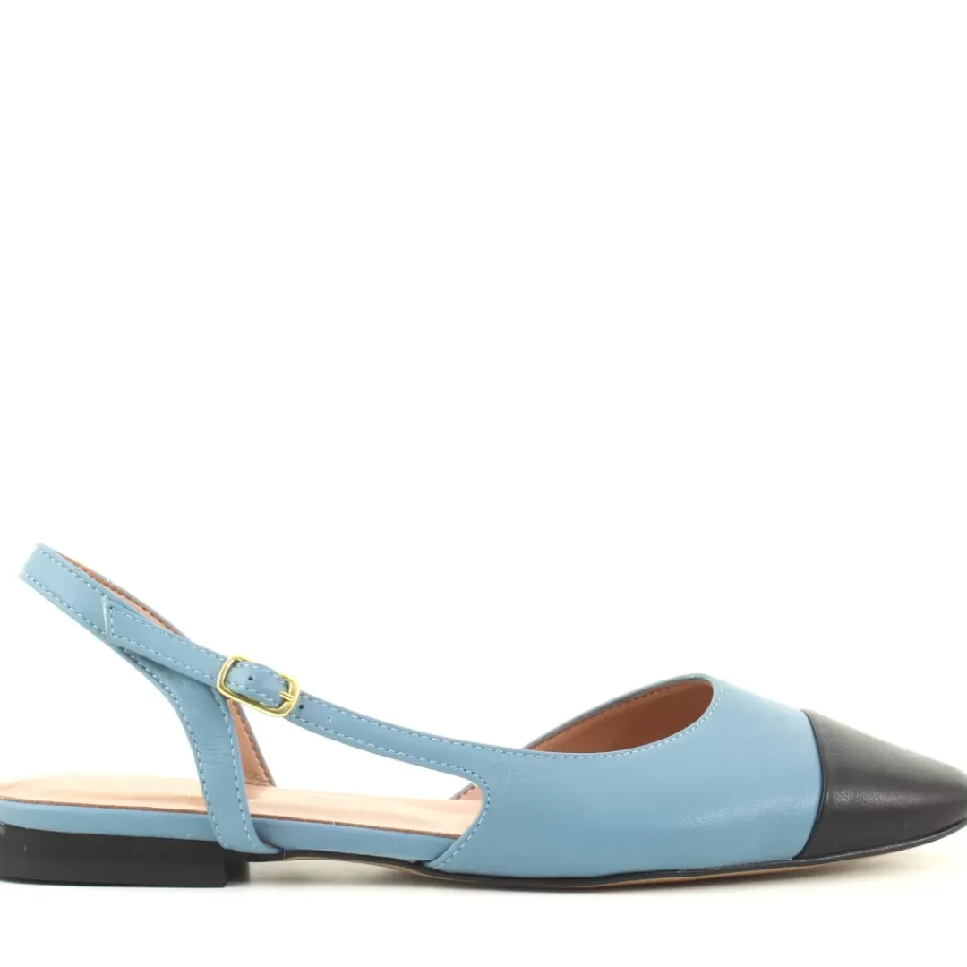 Slingback Aiko Azzurro, Nero