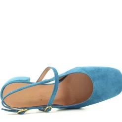 Slingback Amabel Azzurro