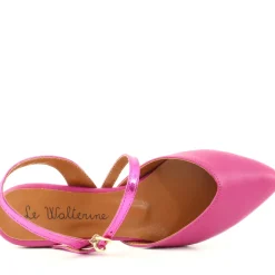 Slingback Flora Fucsia, Rosa