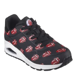 Sneaker Uno Rolling Stones 177964 Nero