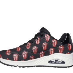 Sneaker Uno Rolling Stones 177964 Nero