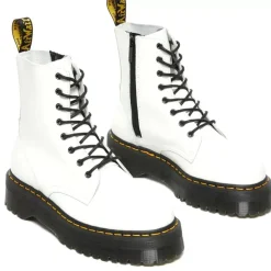 Stivaletto Jadon Polished Smooth Bianco
